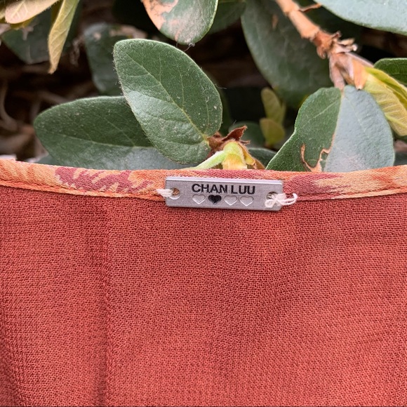 Chan Luu Boho Romantic Paprika Dress Sz. Small - Picture 7 of 7